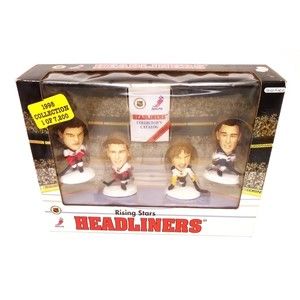 1998 Headliners 4 Rising Stars Hockey Figures Arnott Alfredsson Thornton Palffy